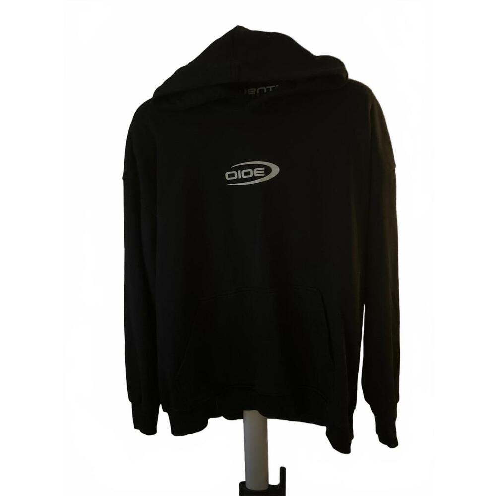 ELFRIC EDEN βBURN THE FIREβ BOXER DISTRESSED DETAIL PULLOVER HOODIE SIZE L - Picture 2 of 8